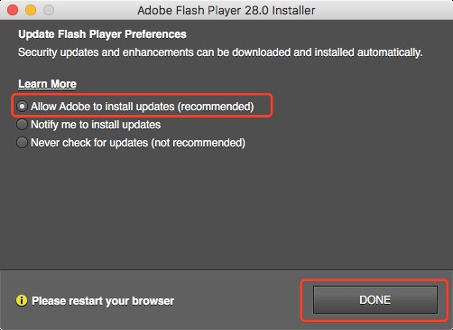 install adobe flash os x