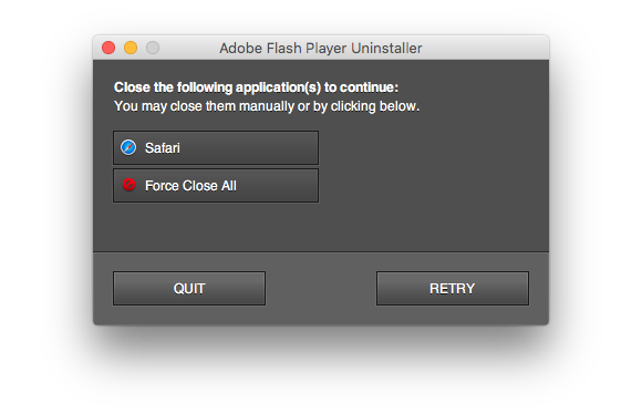 how to unblock adobe flash player mac